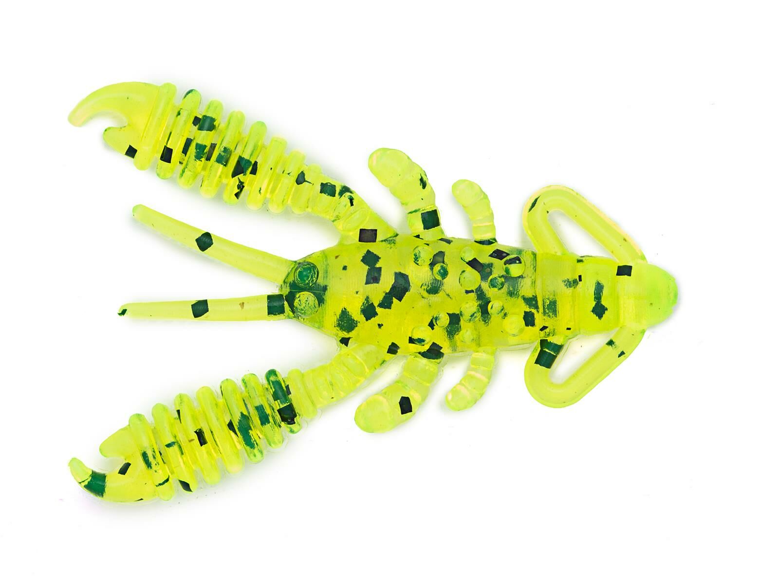 1.5" Ring Craw Micro - Chartreuse Pepper