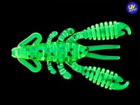 1.5&quot; Ring Craw Micro - Chartreuse Pepper