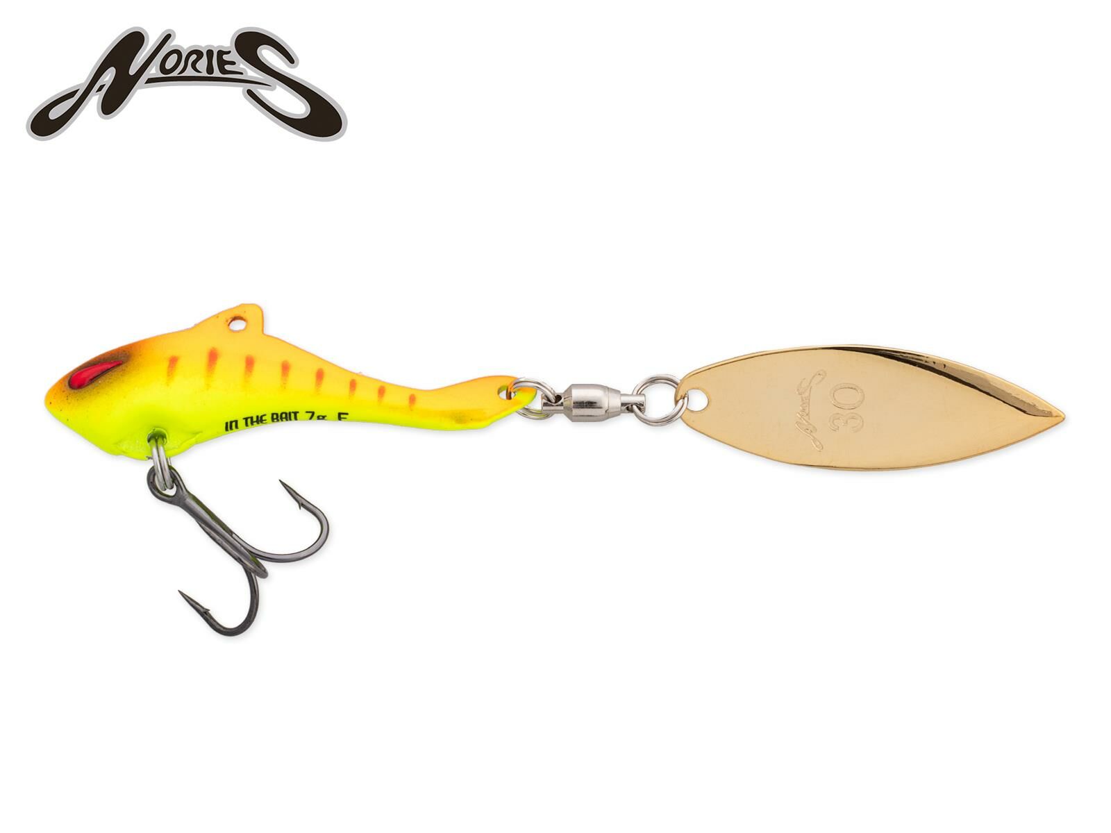 NORIES 7g In the Bait/Bass Willow Leaf Spinner Jig