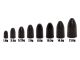 CAMO Tungsten Bullet Weight - BLACK 1.8g (5 Stk.)