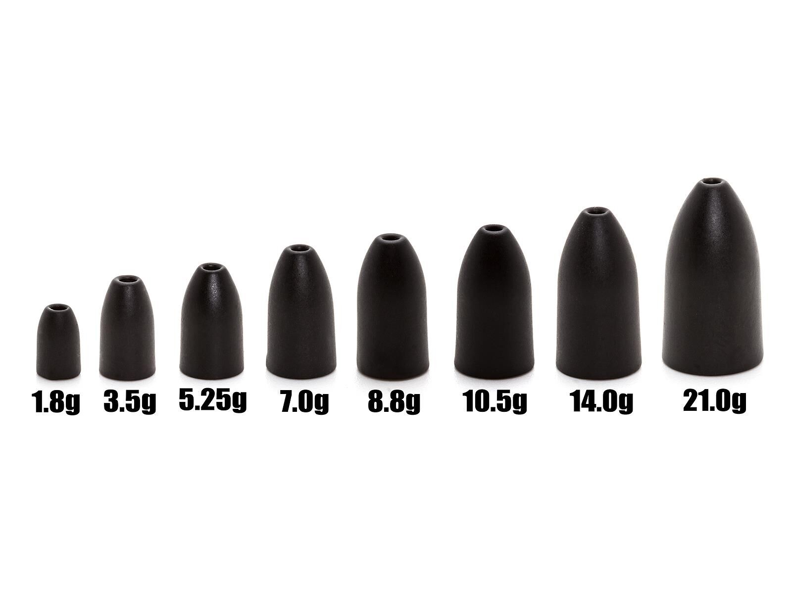 CAMO Tungsten Bullet Weight - BLACK 5.25g (4 Stk.)