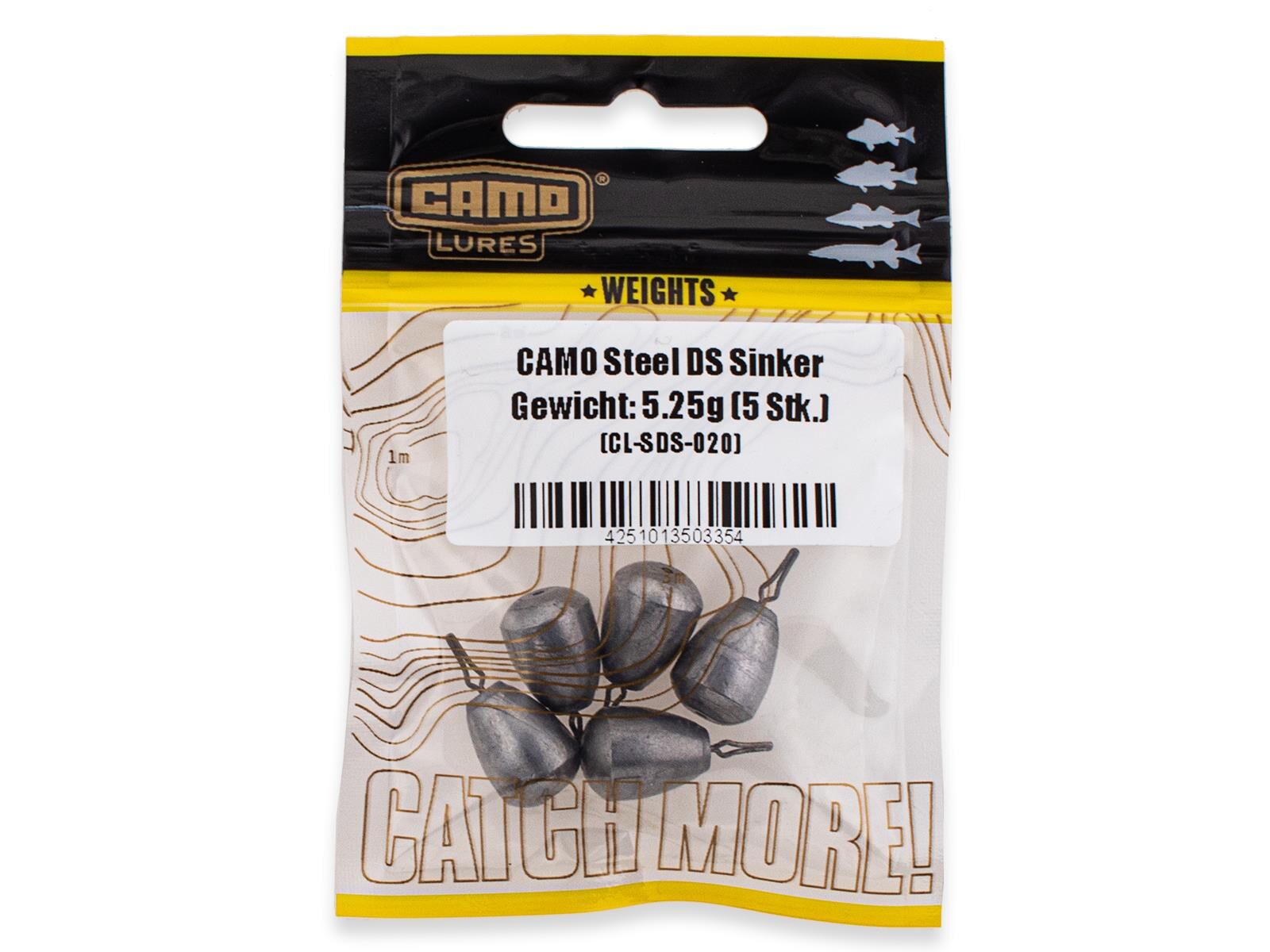 CAMO Steel DS Sinker - 7.0g (5 Stk.)