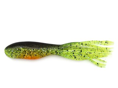 3.5" Hard Time Minnows - Green Chart. / Orange Belly