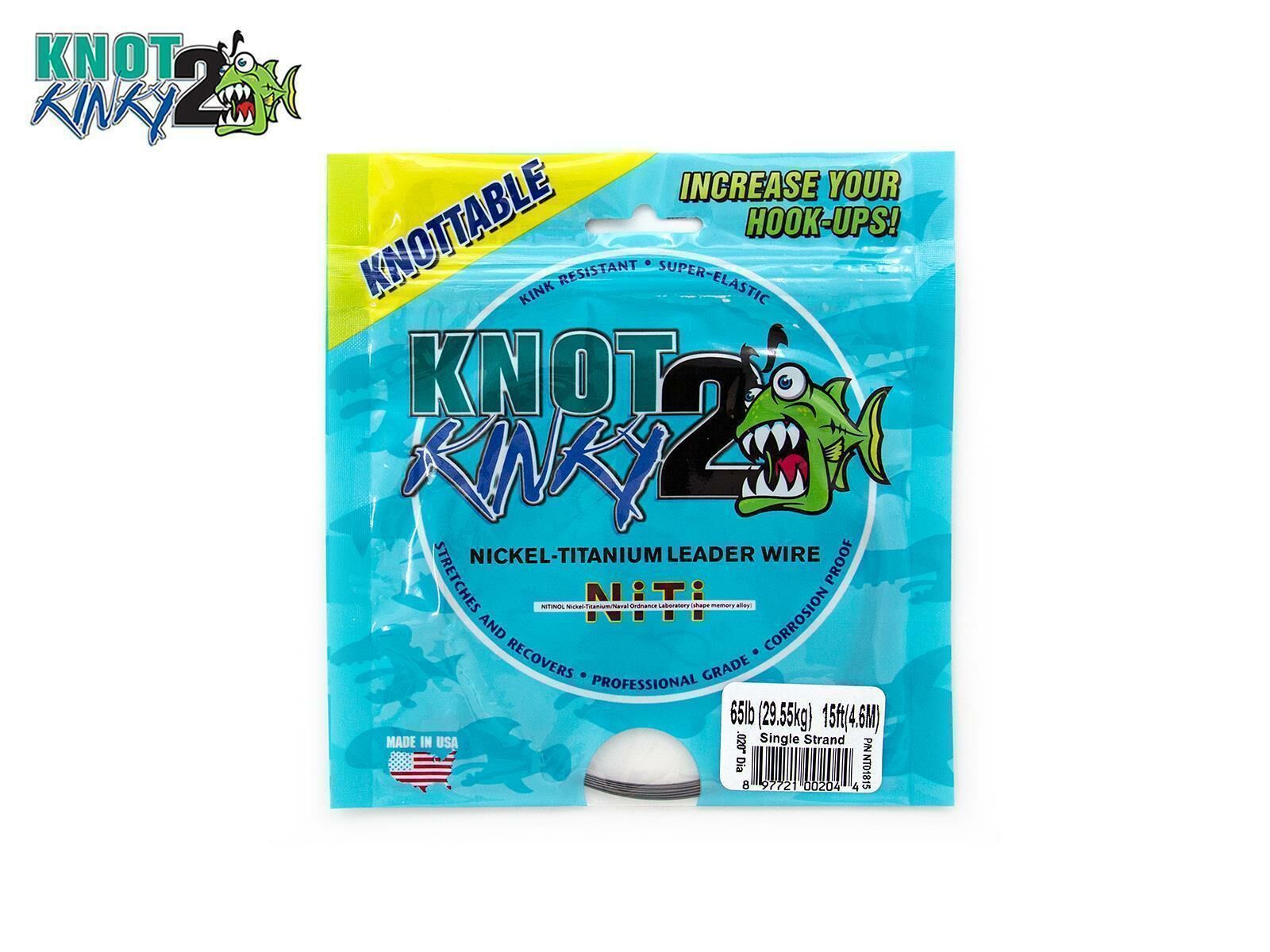 4,5 m Knot 2 Kinky 1x1 Titanium - 55 lb