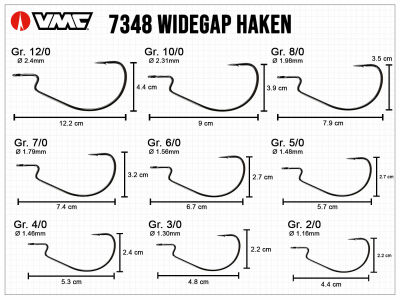 VMC Specimen Wide Gap Haken (7348)
