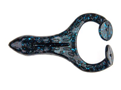 4" Hard Leg FrogZ - Black Blue Flake