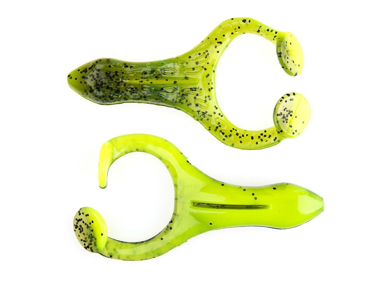 4" Hard Leg FrogZ - Watermelon / Chartreuse