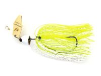 10.5g ChatterBait Freedom - Chartreuse/White
