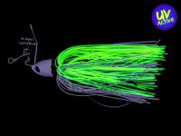 14g ChatterBait Freedom - Chartreuse/White