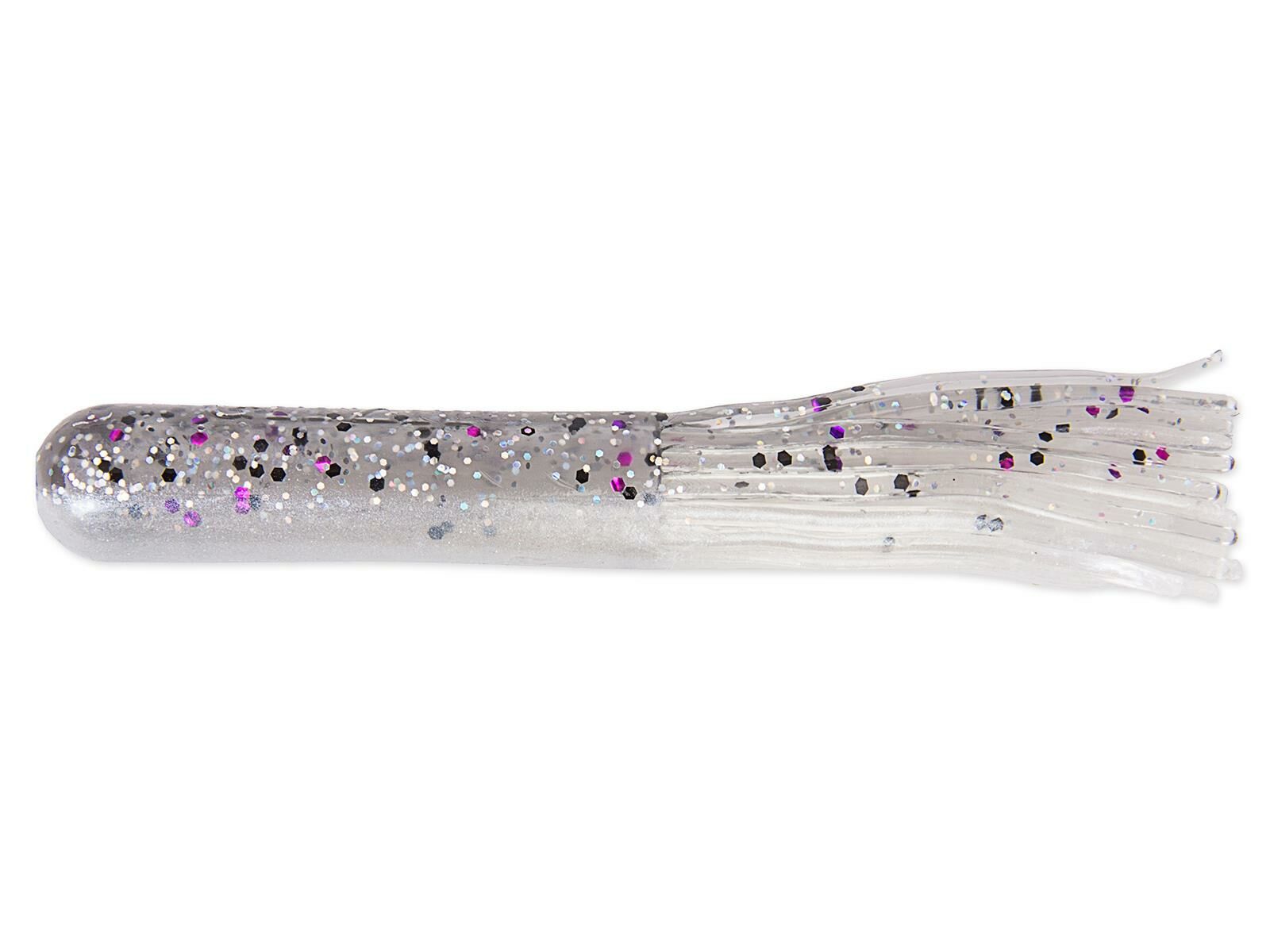 3.5" Gitzit IM Tubes - Pearl/Smoke Glitter