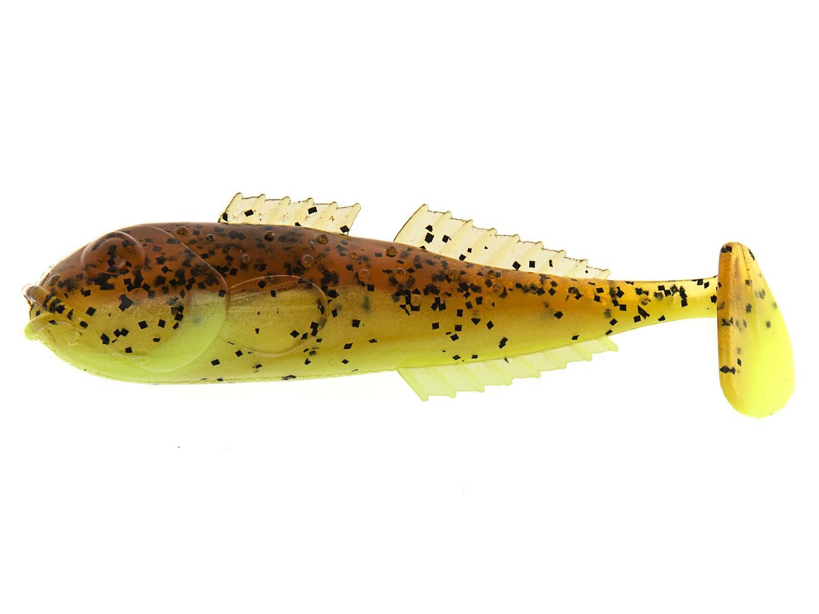 4" Goby Goby - Motoroil PP. / Chartreuse