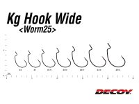 Kg Hook Wide Worm25 - Gr. 5/0