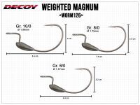 Weighted Magnum Worm126 - Gr. 6/0 (5g)
