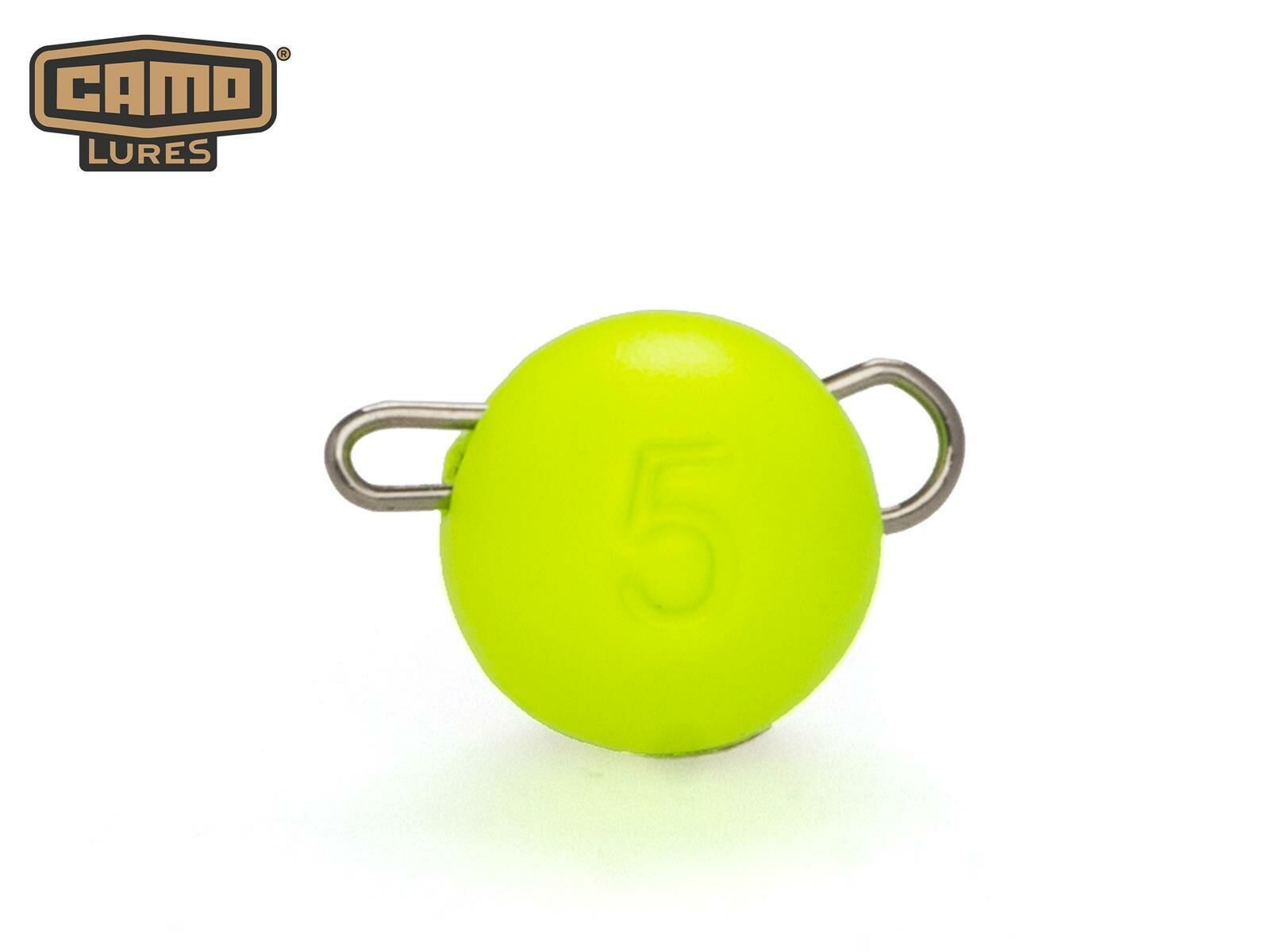 CAMO Tungsten Flexible Head - CHARTREUSE 10g (2 pcs.)