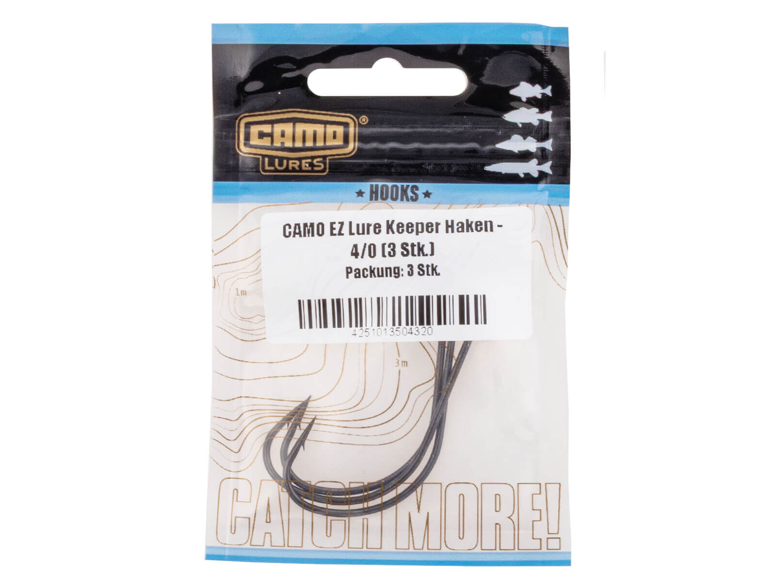 CAMO EZ Lure Keeper Haken - Gr. 4/0
