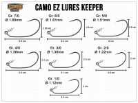 CAMO EZ Lure Keeper Hooks - Size 7/0