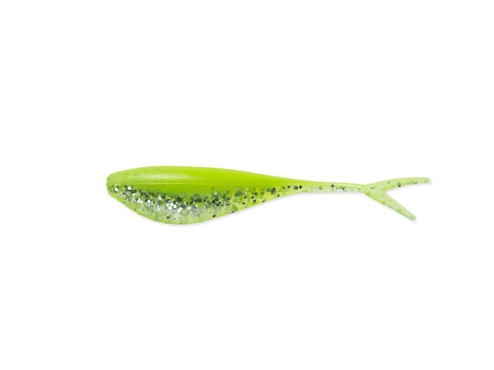 1.75" Fin-S SHAD - Chartreuse Silk Ice