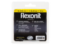 4 m flexonit steel leader 1x7 - 28,0 kg (0,54 mm)