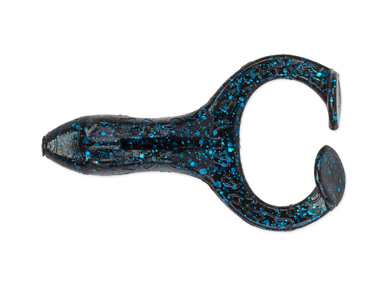 2.75" Finesse FrogZ - Black Blue Flake