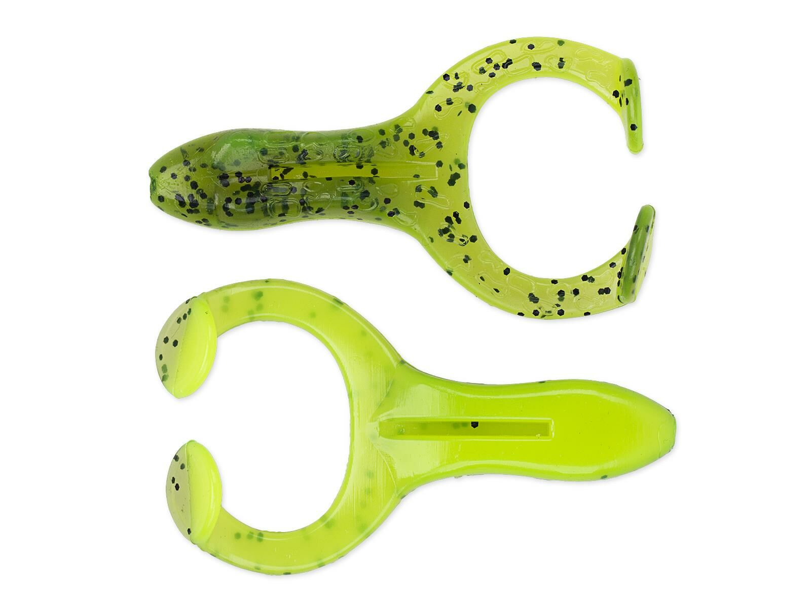 2.75" Finesse FrogZ - Watermelon / Chartreuse