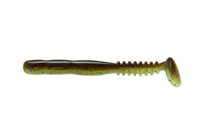 3.25" FAT Rockvibe Shad - Green Pumpkin / Chartreuse