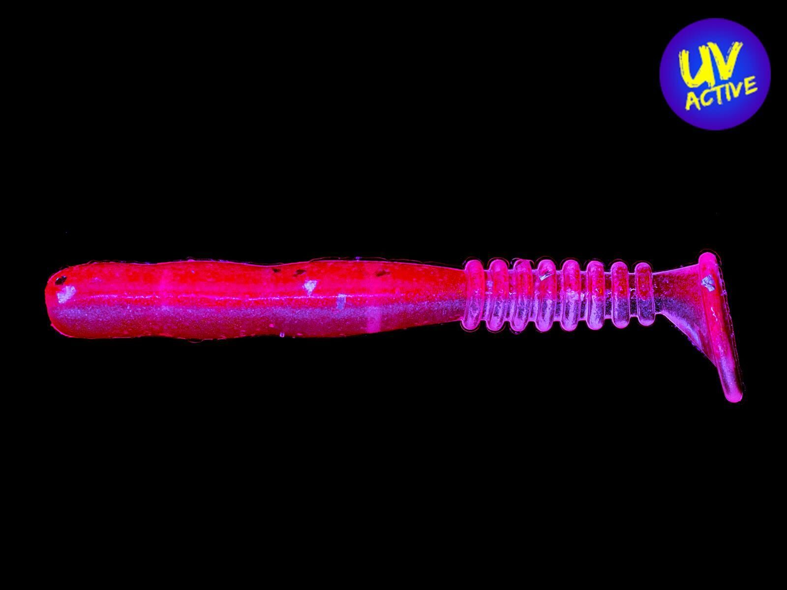 2" Rockvibe Shad - Clear Pink