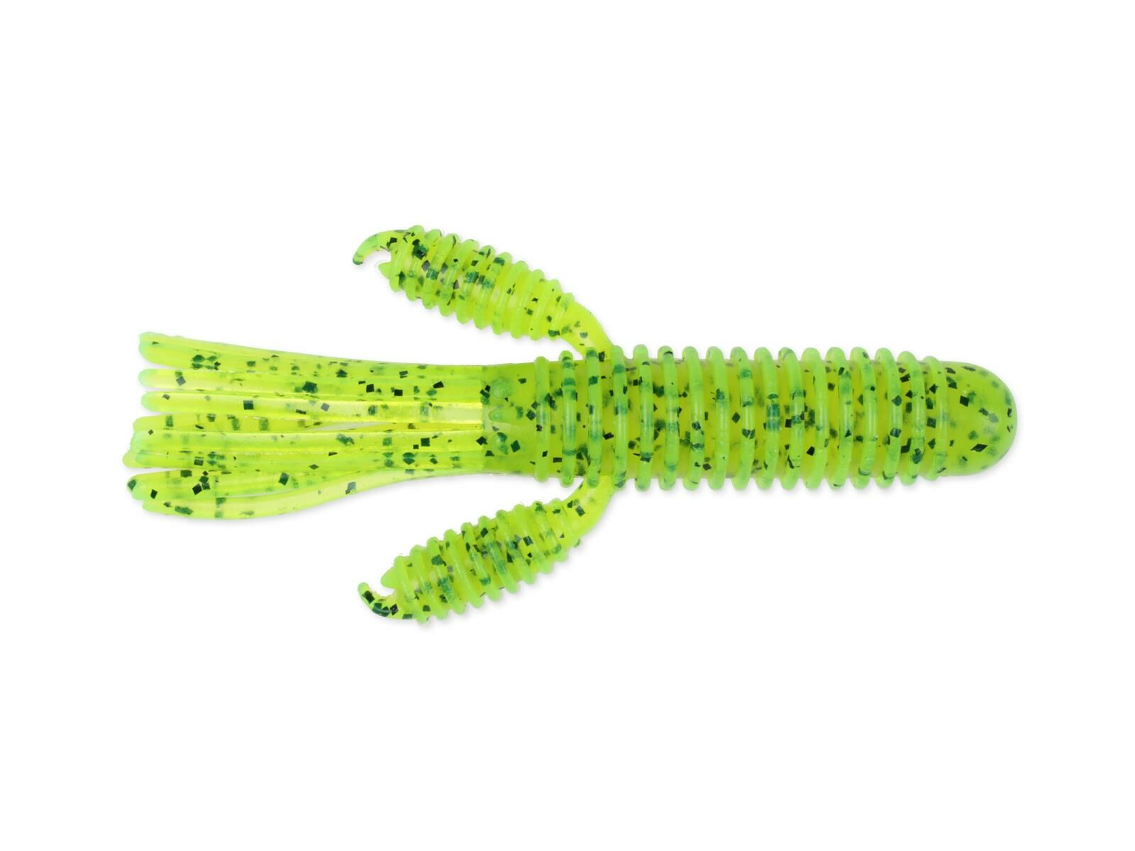 4" Craw Tube - Chartreuse Pepper