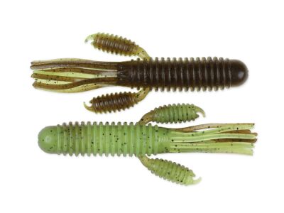 4" Craw Tube - Green Pumpkin / Chartreuse