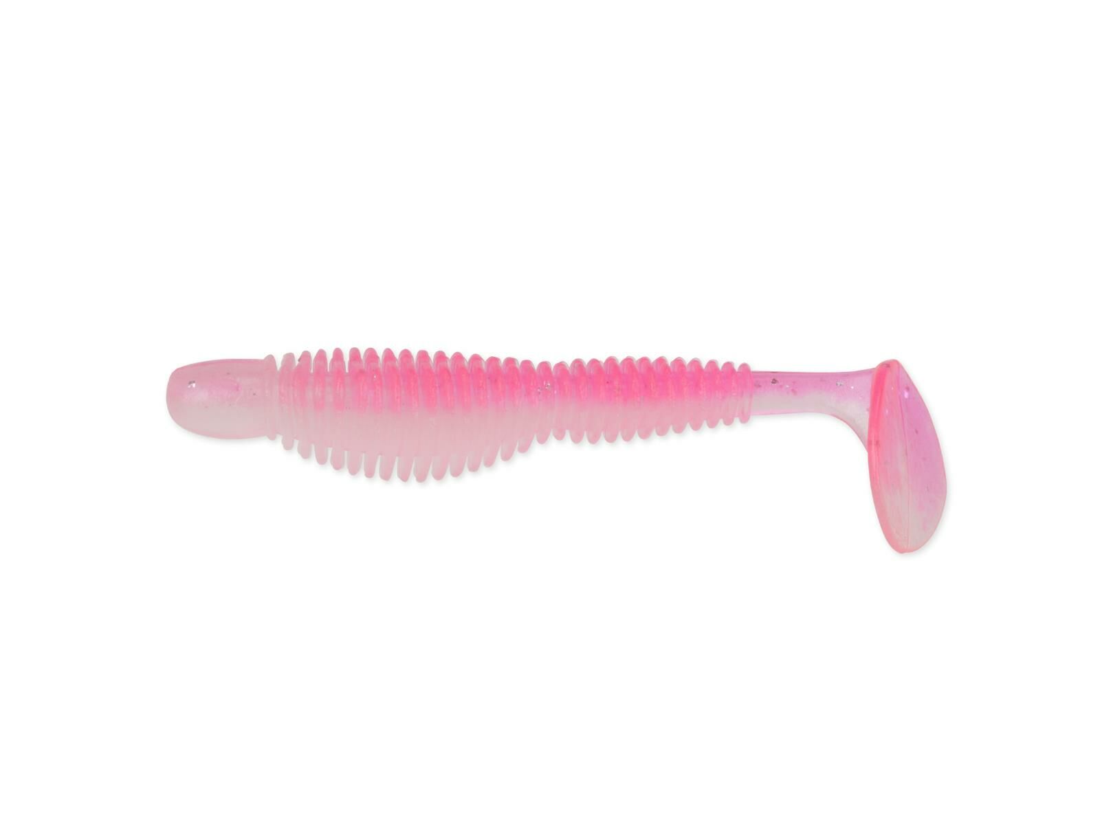 4" FAT Bubbling Shad - Clear Pink