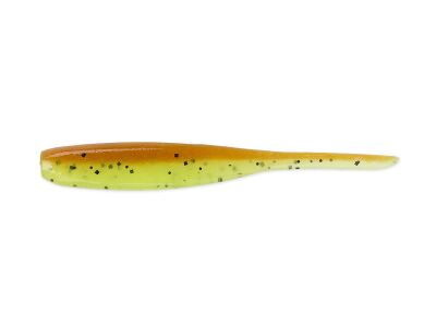 2" Shad Impact - Motoroil / Chartreuse