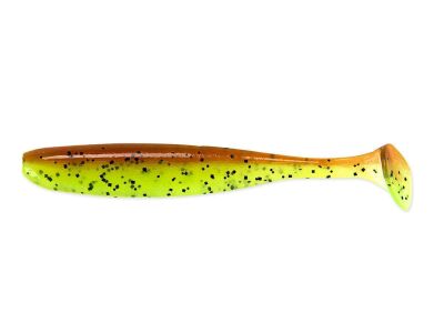 4.5" Easy Shiner - Motoroil / Chartreuse