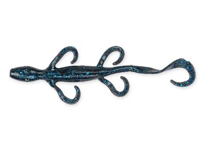 6" LizardZ - Black / Blue Flake