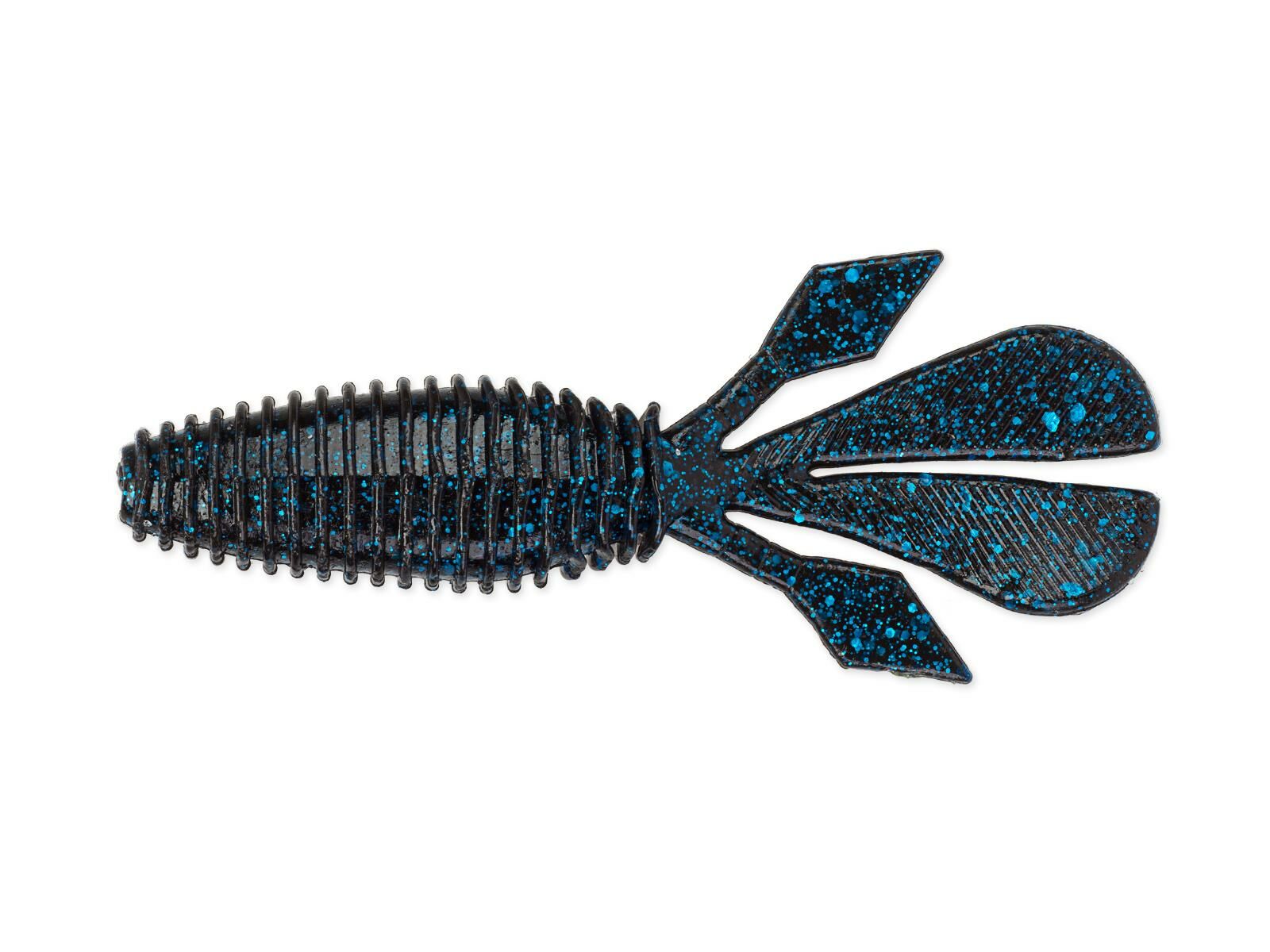 4" Palmetto BugZ - Black / Blue Flake