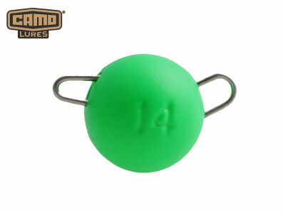 CAMO Tungsten Flexible Head - LIME CHART 1.5g (4 Stk.)