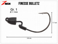 Finesse BulletZ - Black (5.6g - 1/5 oz.)