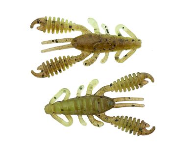 1.5" Ring Craw Micro - Green Pumpkin / Chartreuse