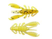 1.5&quot; Ring Craw Micro - Motoroil PP. / Chartreuse