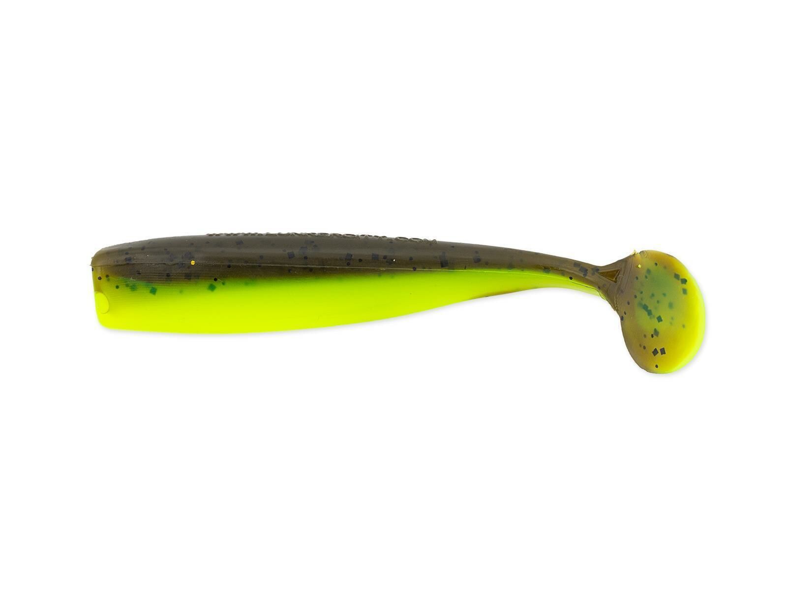 3.75" Shaker - Green Pumpkin / Chartreuse