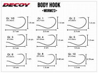 Worm23 Body Hook - Size 10