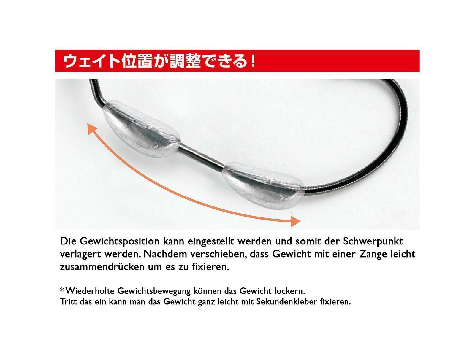 Makisasu Weighted Worm130 - Size 4/0 (2.5g)