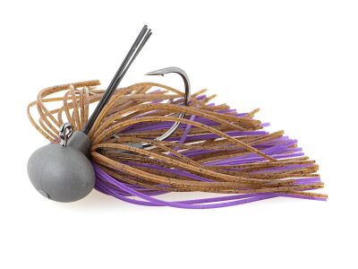 7g Rubber Jig Model II (Version 2) Brown / Purple