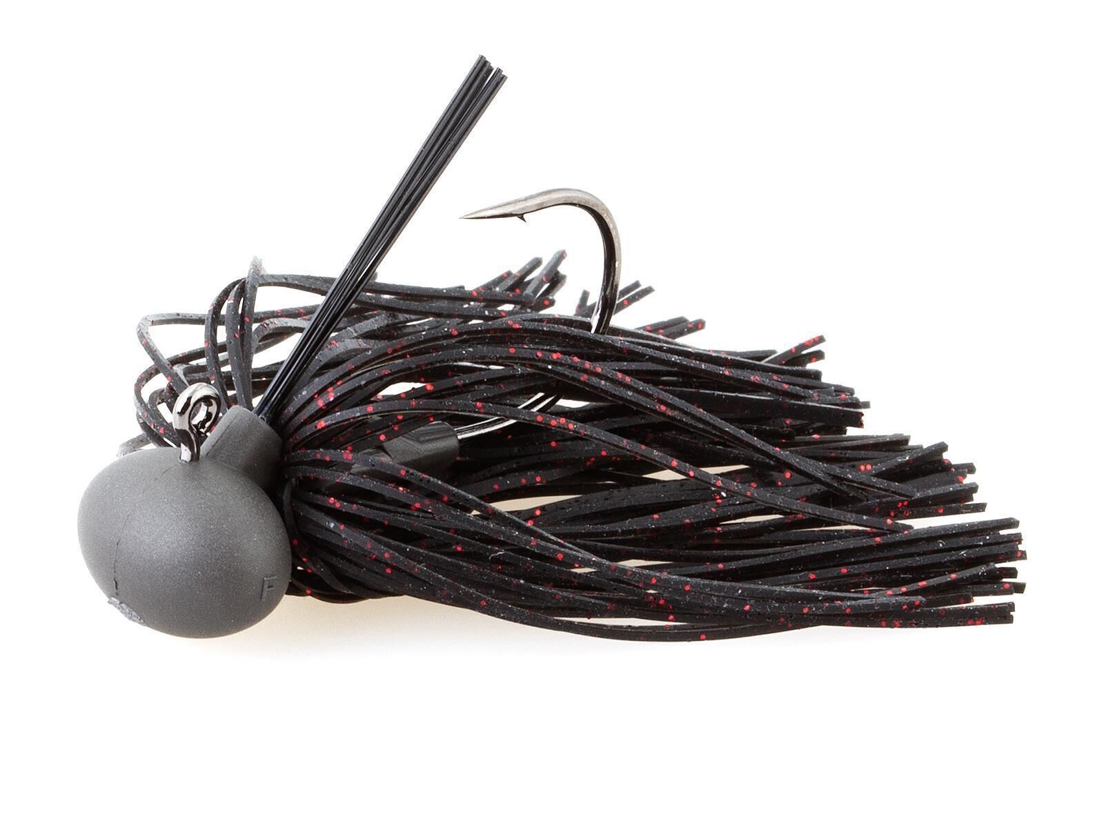 11g Rubber Jig Model II (Version 2) Black / Red