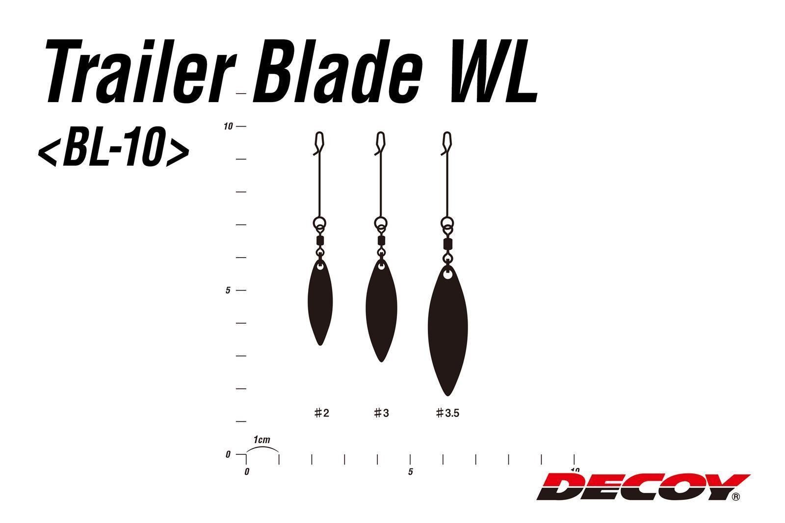 DECOY Trailer Blade Willow Leaf Silver - #2