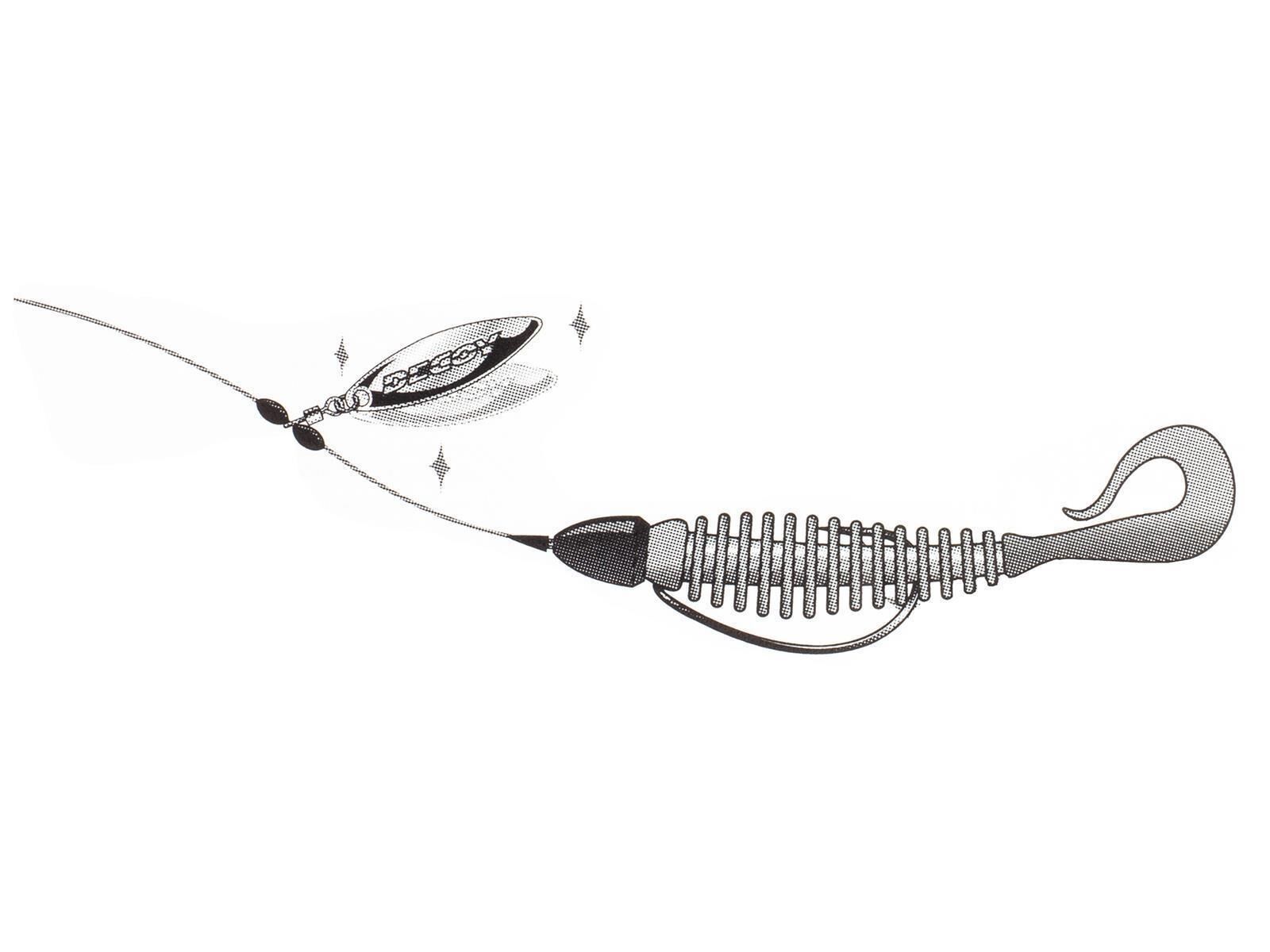 DECOY Plus Blade Willow Leaf Silver - #3
