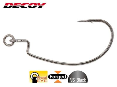 Ringed Kg Offset Hook Worm417 - Gr. 3/0