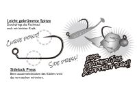 Area Hook Type XII AH-12 Jiggy Barbless - Gr. 4