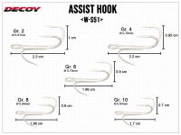 DECOY W-S51 Assist Hook - Size 8