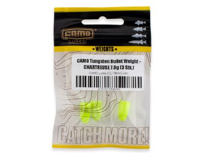 CAMO Tungsten Bullet Weight - CHARTREUSE