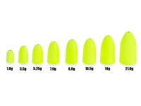 CAMO Tungsten Bullet Weight - CHARTREUSE 5.25g (4 pcs.)