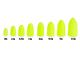 CAMO Tungsten Bullet Weight - CHARTREUSE 21.0g (1 pc.)